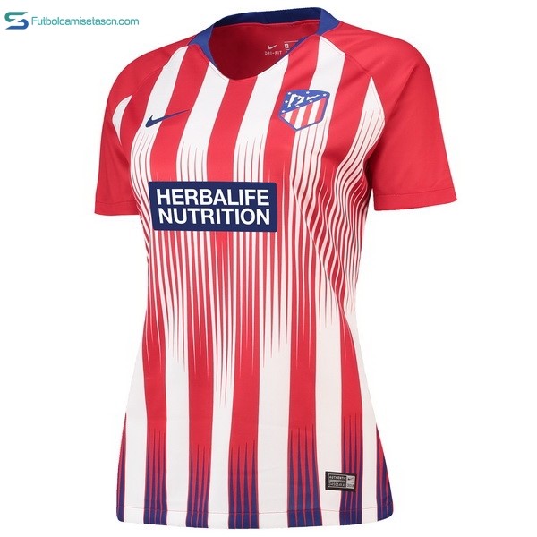 Camiseta Atlético de Madrid 1ª Mujer 2018/19 Rojo
